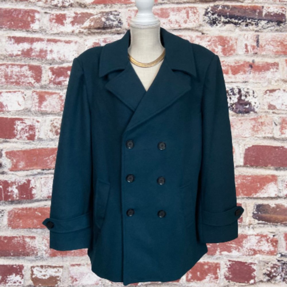 Matchstick Tweed Pea Coat